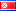 bandera de Corea del Norte